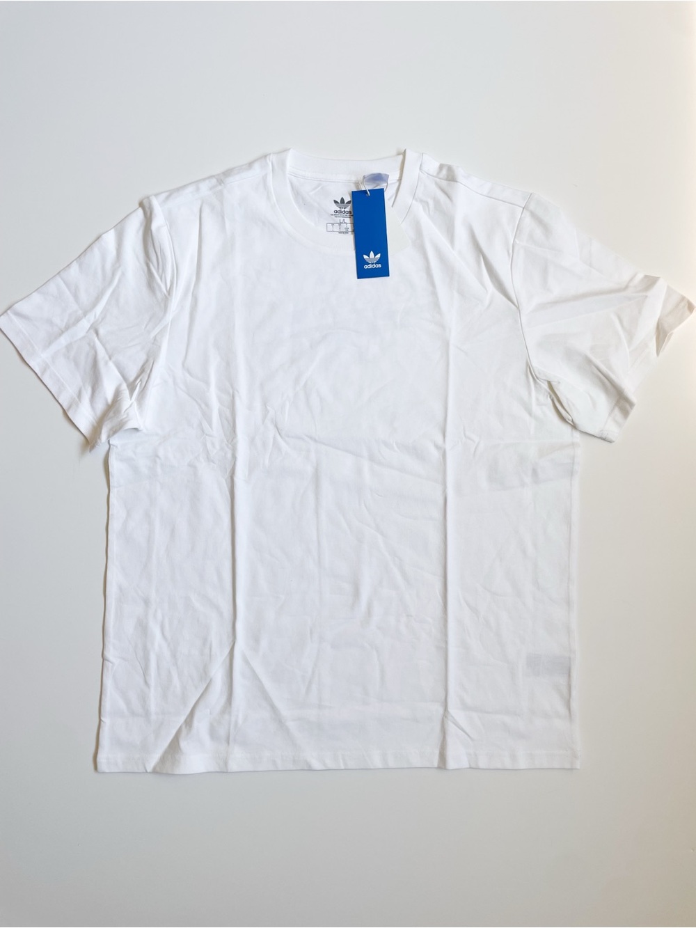Adidas Originals Men's White Crew Neck Breakthrough Graphic T-Shirt NWT